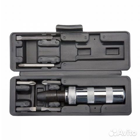 Отвертка ударная c насадками (6 предметов) AVS OU6