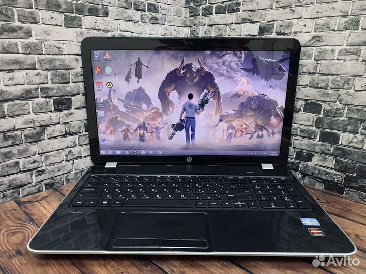 Игровой ноутбук HP i5 Новый аккумулятор Для игр