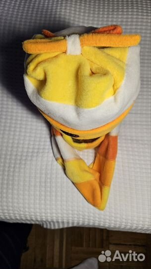 Детская шапочка с шарфом