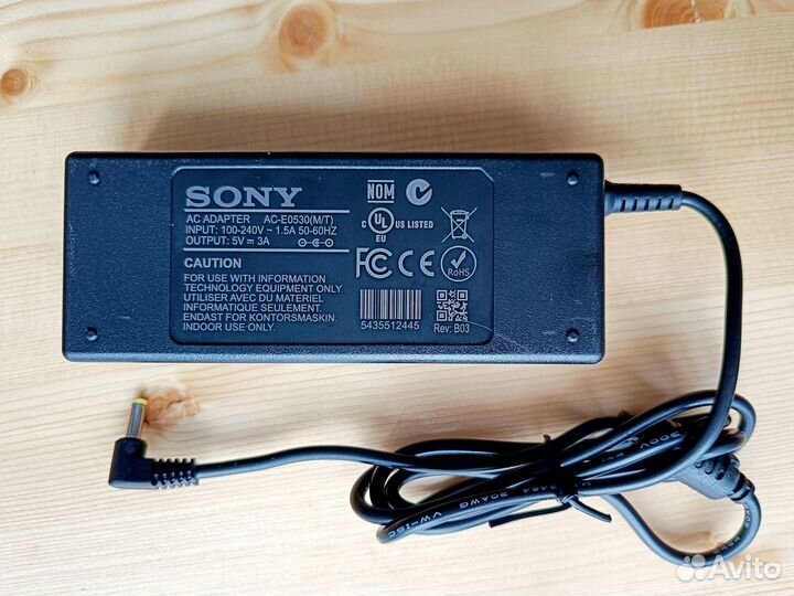 Блок питания колонки Sony SRS-XB30 /XB41 с кабелем