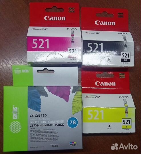 Оригинальные Картриджи Canon, HP