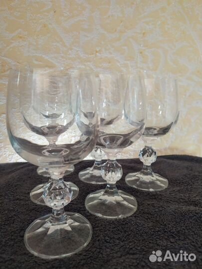 Набор хрустальных бокалов Bohemia Crystal Claudia