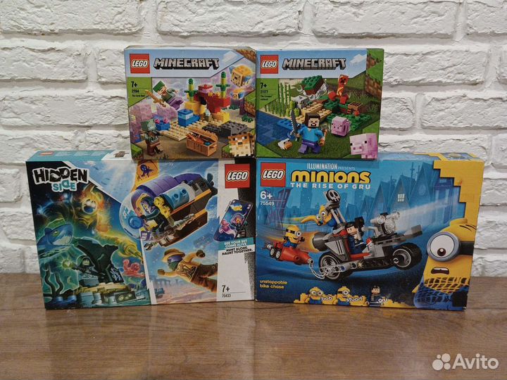 Lego Minecraft, Minions, Hidden Side