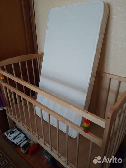 Детская кроватка+матрас