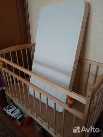 Детская кроватка+матрас
