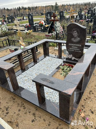 Памятники из гранита, благоустройство могил