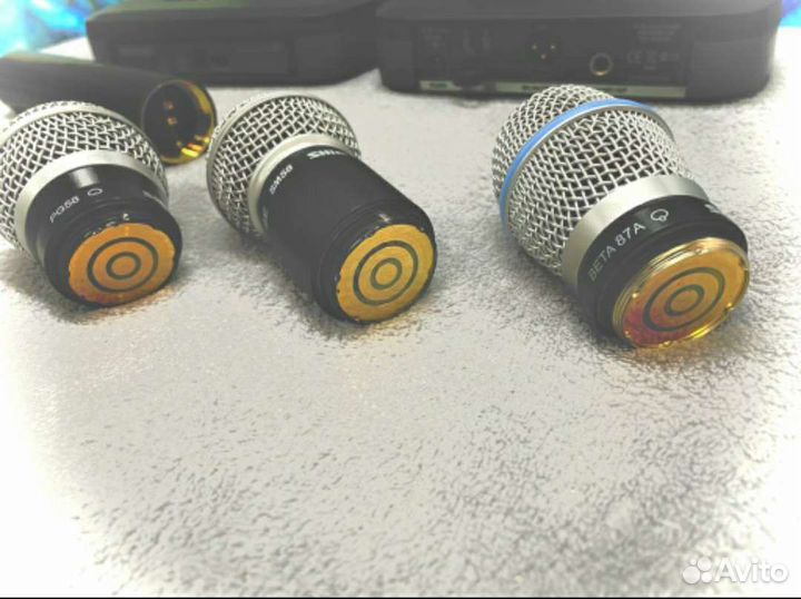 Головы shure SM58, B58/микрофоны для бодипаков