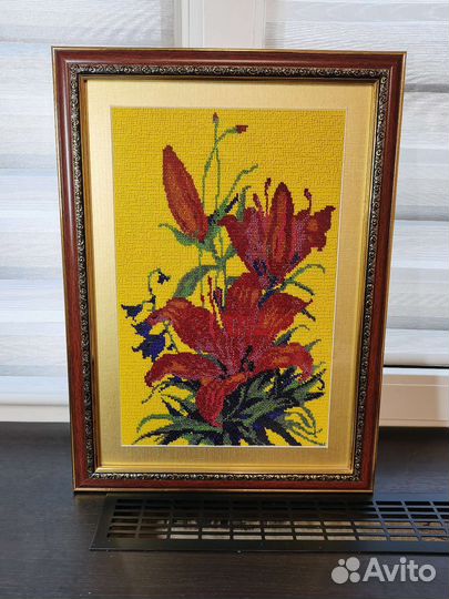 Картины, иконы, вышивки бисером под заказ и в нал