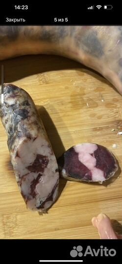 Казы из реберного мяса и из подгривного сала