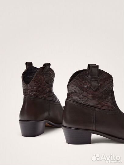 Massimo Dutti казаки нат.кожа оригинал, 39-40