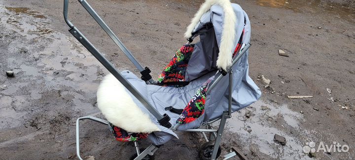 Детские санки коляска бу