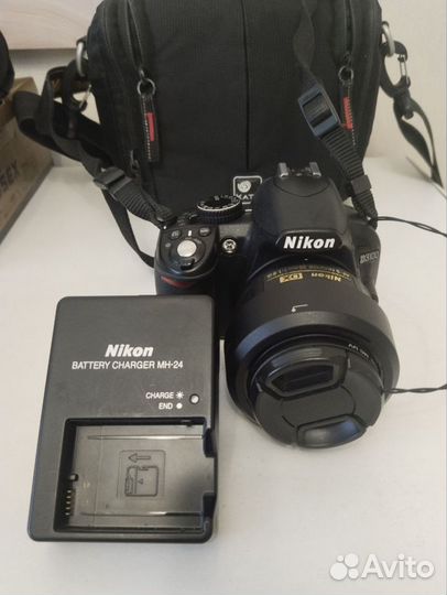 Зеркальный фотоаппарат nikon d3100 + Nikоn 35 mm