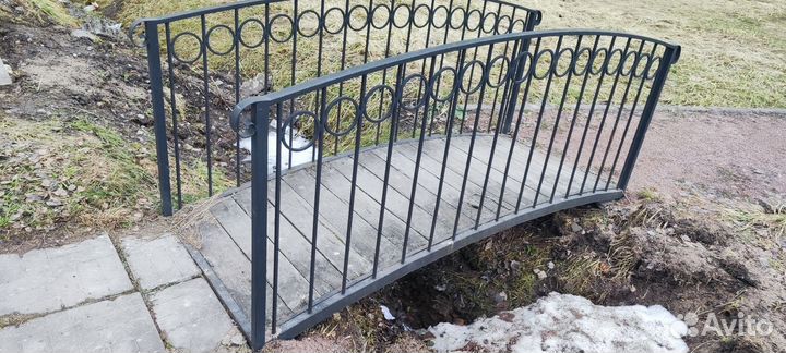 Мосток садовый кованый. Б\у