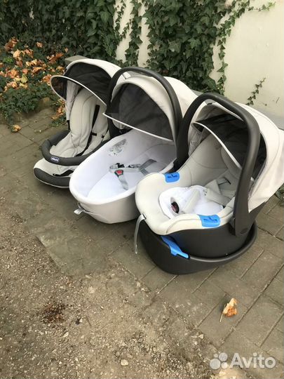 Коляска chicco 3 в 1 Trio love