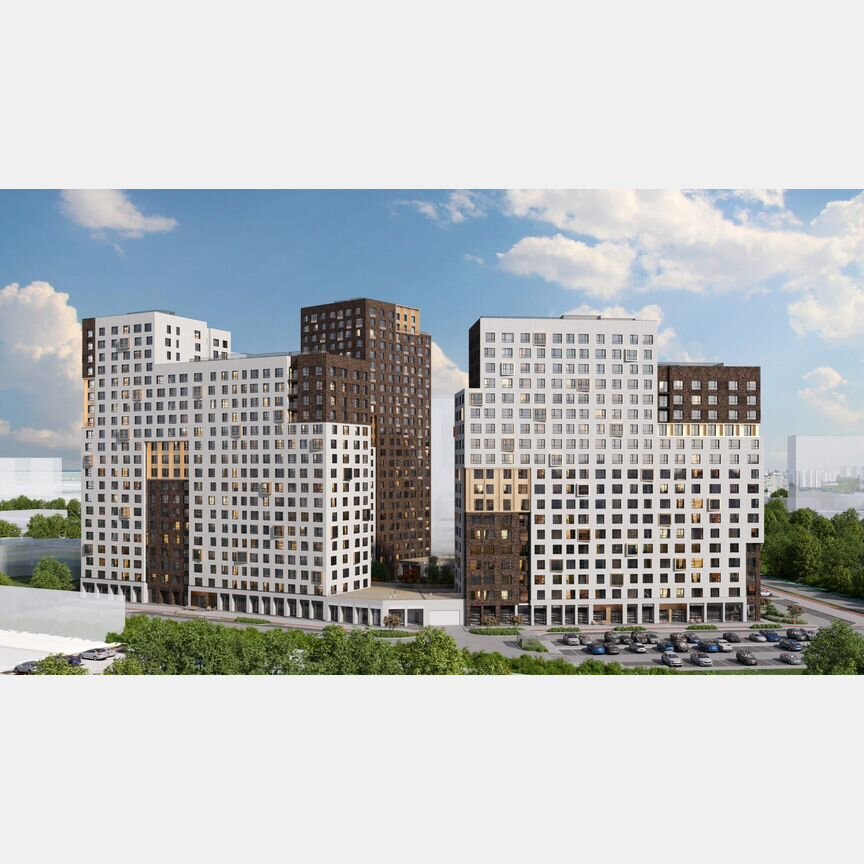 1-к. квартира, 40 м², 16/23 эт.