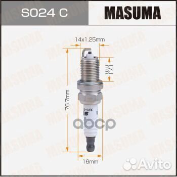 Свеча зажигания masuma nickel BKR6EY-11(4368 S024C
