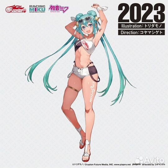 Аниме фигурка Мику Хацуне Miku Hatsune Racing 2024