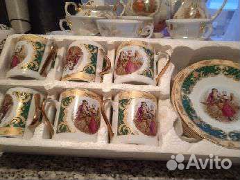 Кофейный набор, 12 предметов, Япония, новый