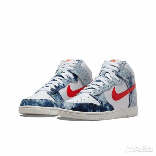 Nike Dunk High Washed Denim 35.5-44.5 EU Оригинал