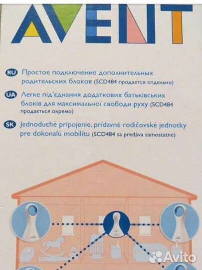 Радионяня Avent SCD485