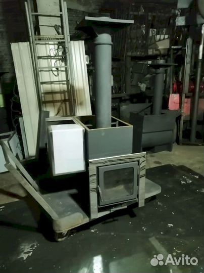 Банная печь Премьера со стеклянной дверкой 600 мм