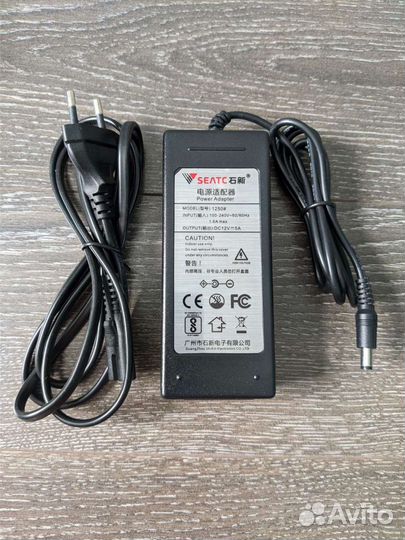 Блок питания 12v 5a 60w разъем DC