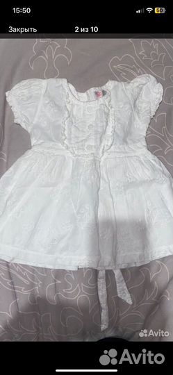 Новые вещи пакетом для девочки 68-74