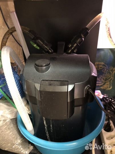 Аквариум 50 л с рыбками и внешним фильтром