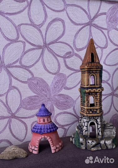 Декорации для аквариума замки