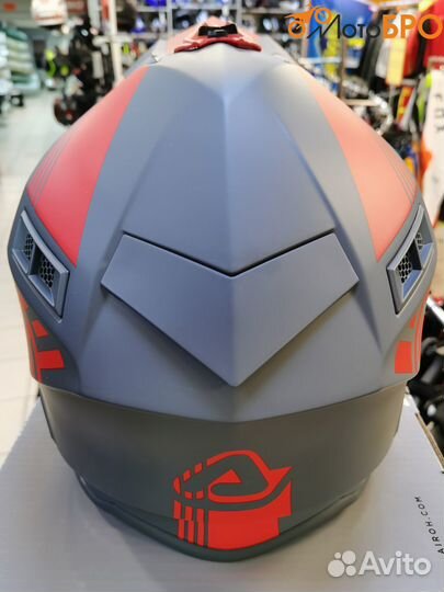 Шлем кроссовый Acerbis X-track Grey/Red