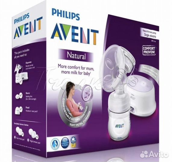 Молокоотсос avent электрический