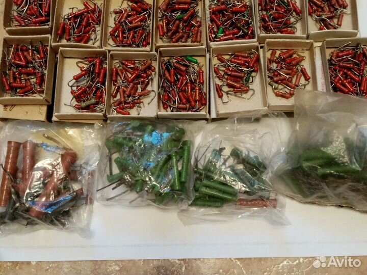 Радиодетали резисторы СССР