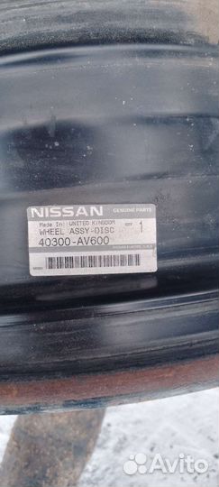 Диски nissan qashqai