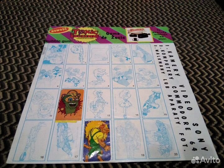 Альбомы для наклеек из жвачек из 90-ых