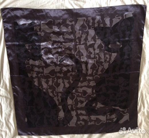 Шейный платок (шарф) с котиками