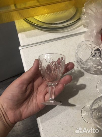 Хрустальная ваза, рюмки СССР