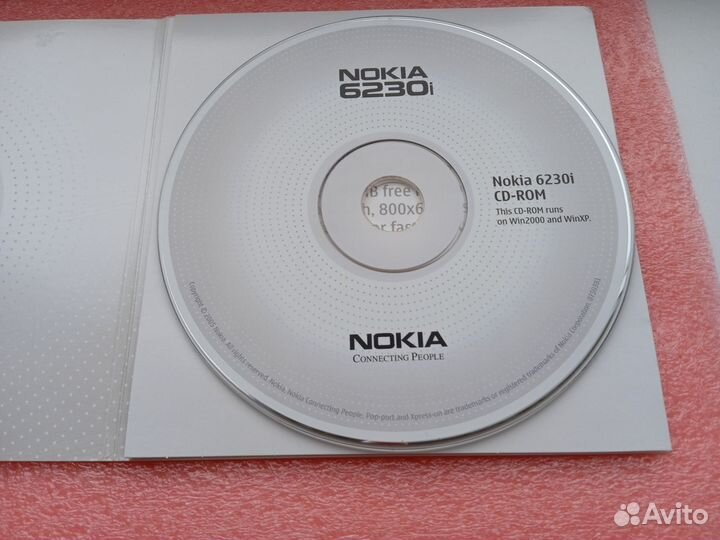 CD диск с программами на PC для Nokia 6230i