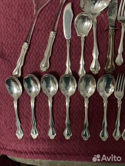 Антик Hабор на 6-х Серебро 925' 1621гр 36 пр