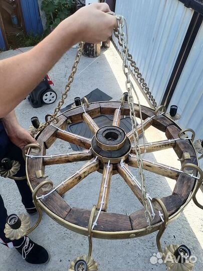 Люстра ручной работы