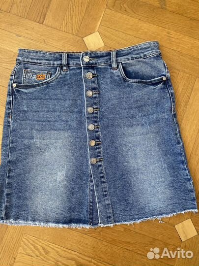 Женская джинсовая юбка 46 размер