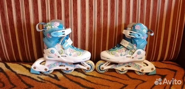 Роликовые коньки детские раздвижные