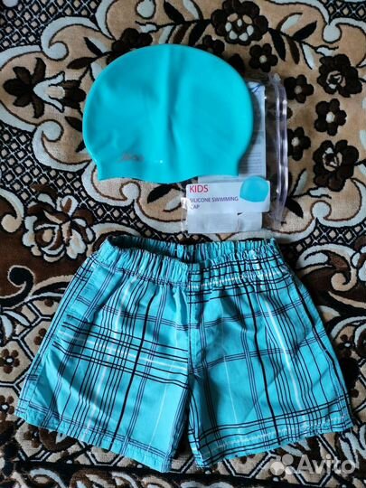 Плавки и шапочка р-р 104 - 116