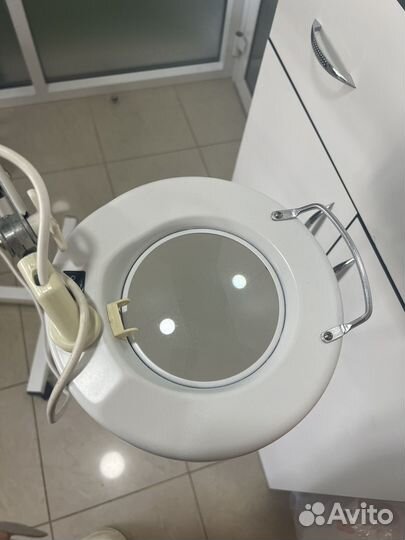 Лампа лупа напольная