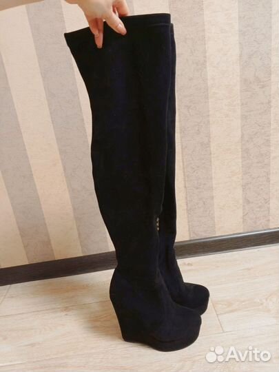 Сапоги зимние ботфорты 36