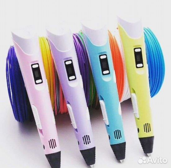 3 d ручка+100м Пластика