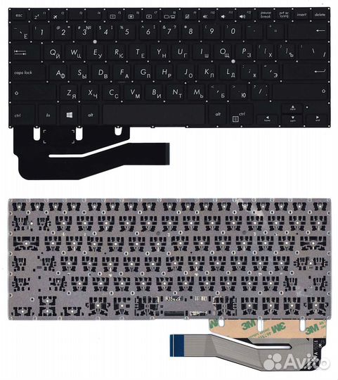 Клавиатура для Asus TP401 TP410 p/n: 0KNB0-F122RU