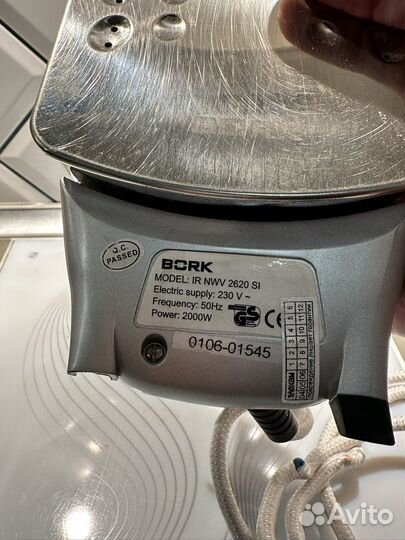 Утюг фирмы Bork бу