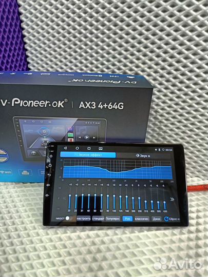 Pioneer. OK ax3 4+64gb новая android магнитола