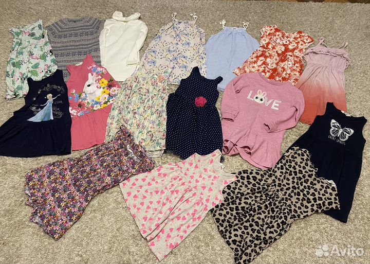 Фирменные вещи, огромный мешок 110-116,122,128