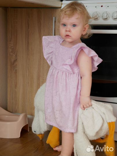 Хлопковое платье для девочки
